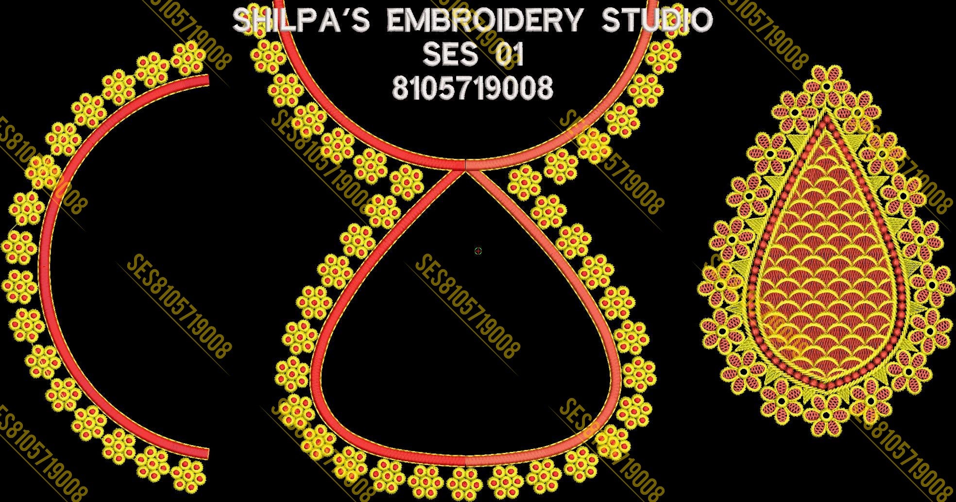 Embroidery Designs 1-100 Series