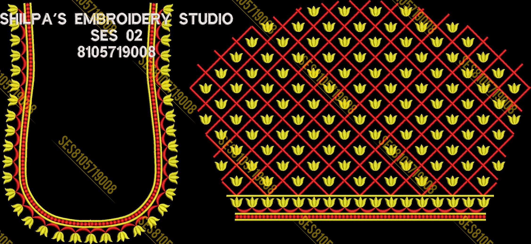Embroidery Designs 1-100 Series