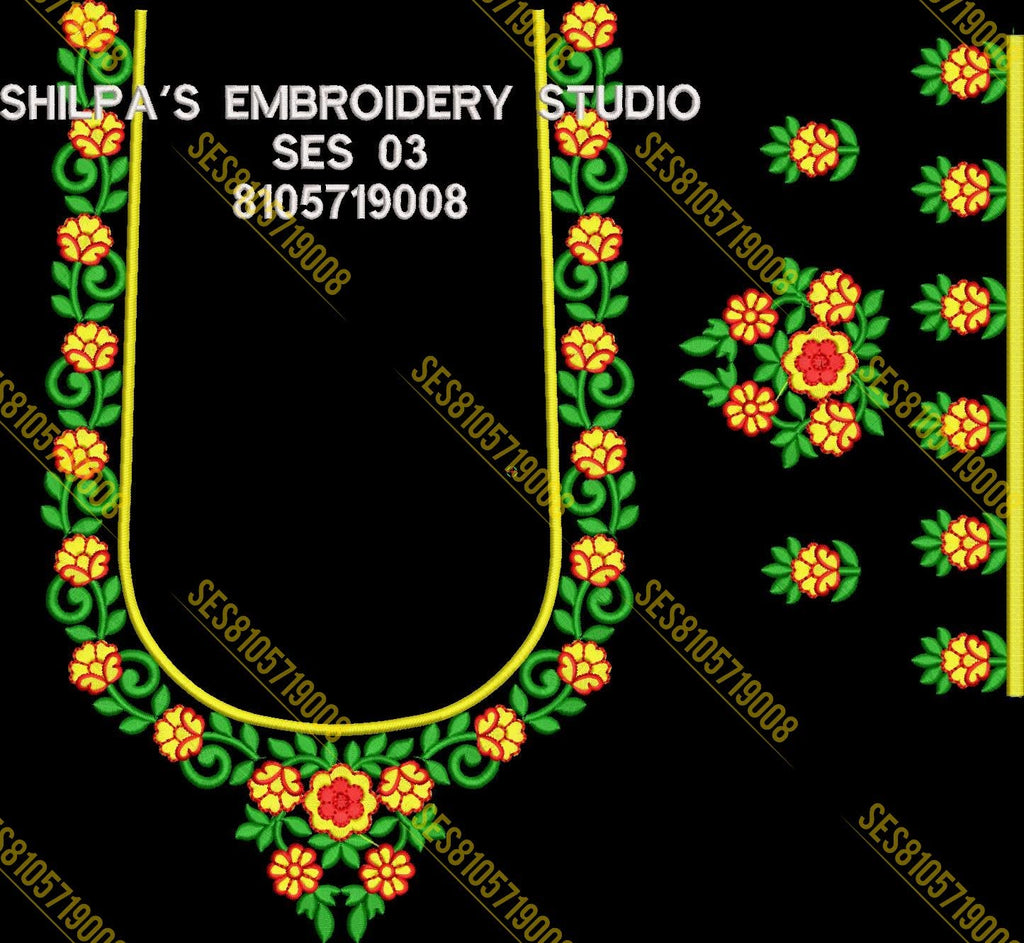 Embroidery Designs 1-100 Series