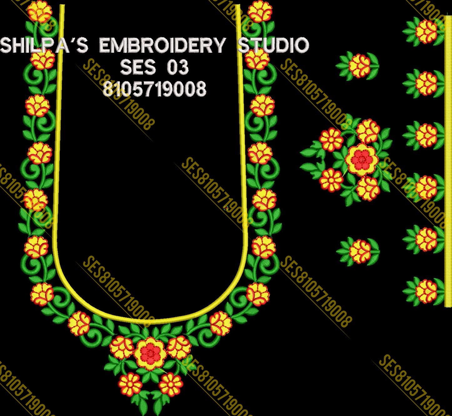 Embroidery Designs 1-100 Series