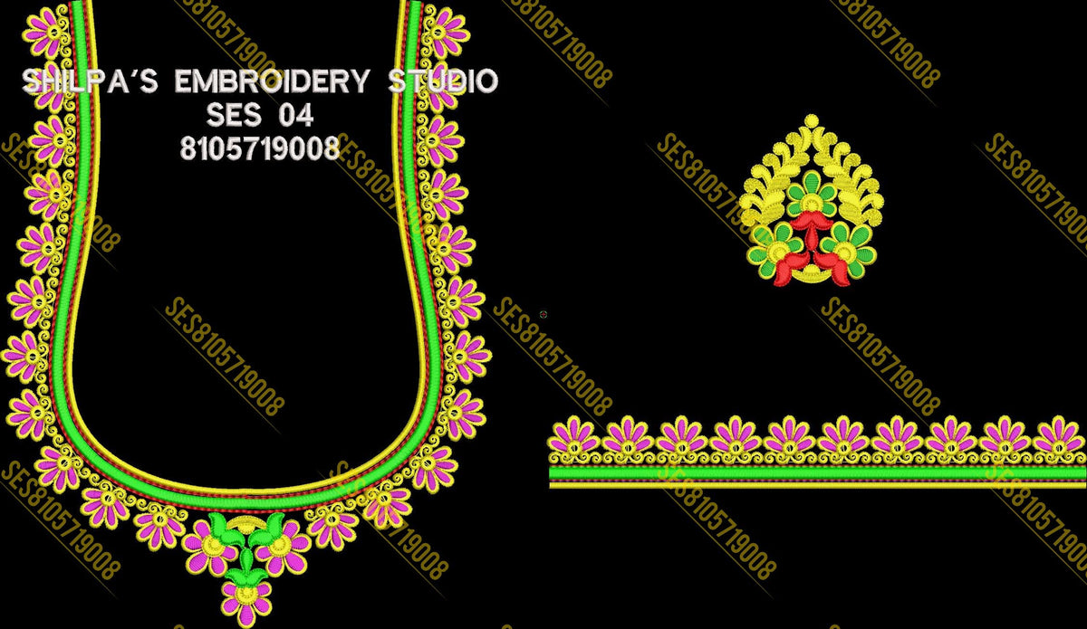 Embroidery Designs 1-100 Series