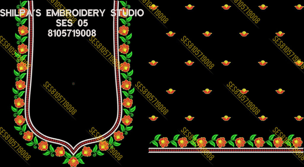 Embroidery Designs 1-100 Series