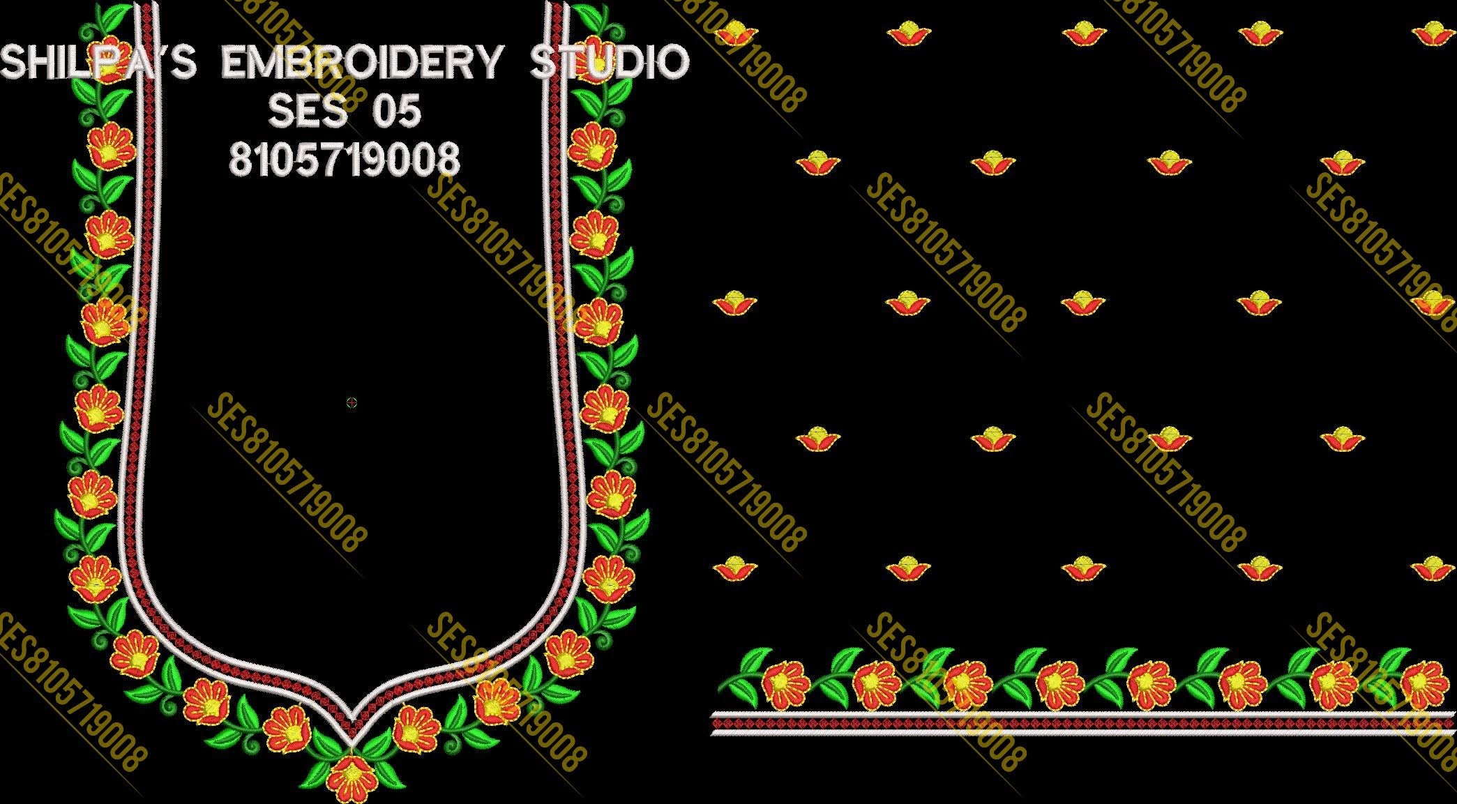 Embroidery Designs 1-100 Series