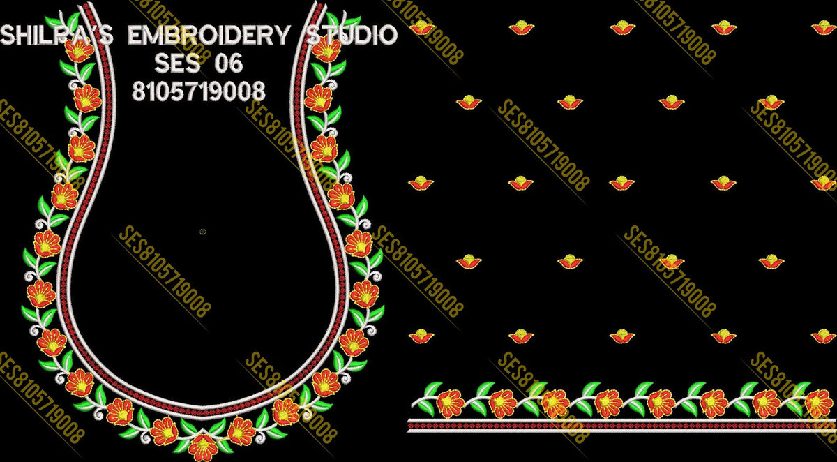 Embroidery Designs 1-100 Series