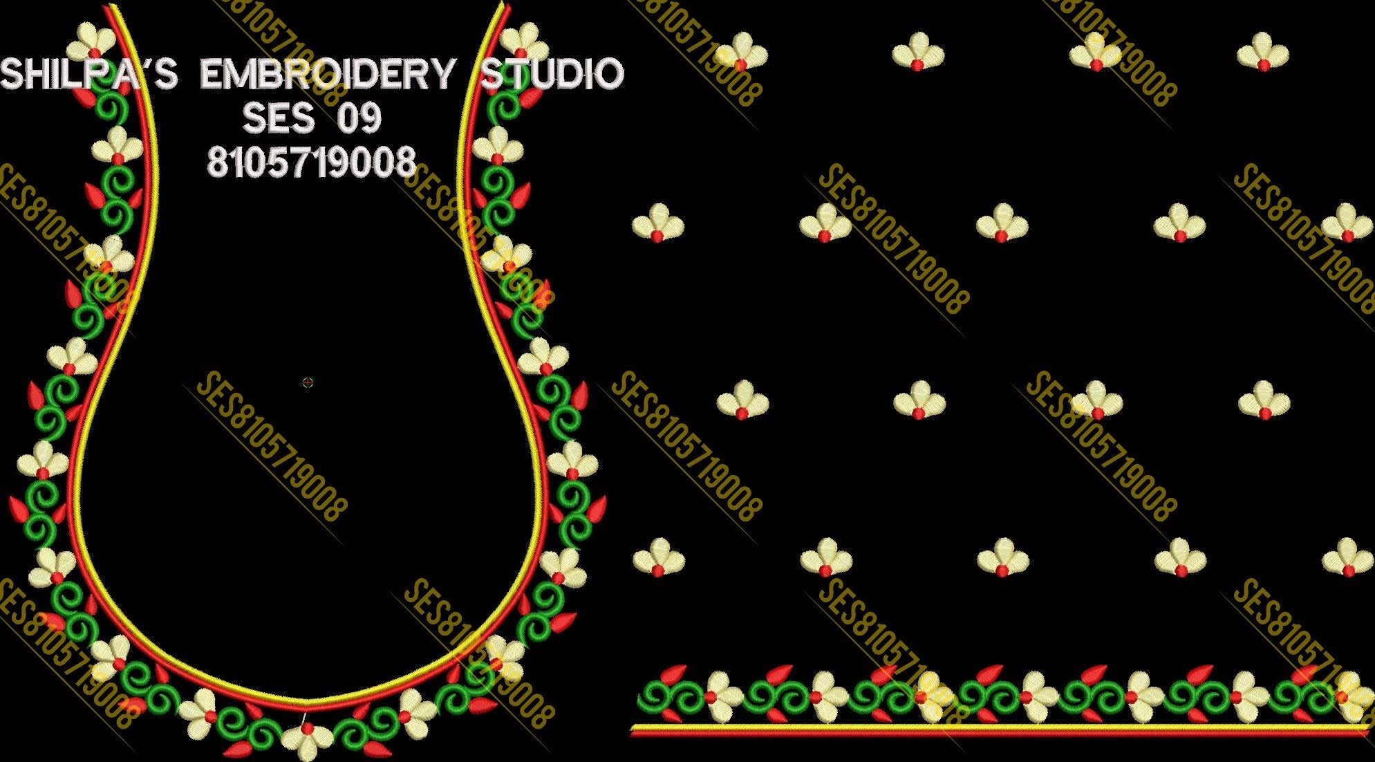 Embroidery Designs 1-100 Series