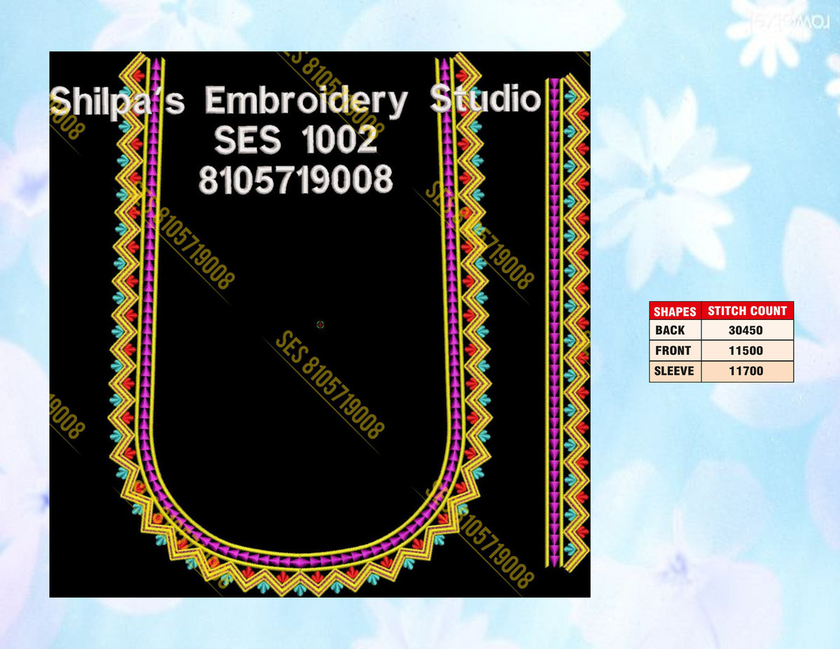 Embroidery Designs 1001-1100 Series