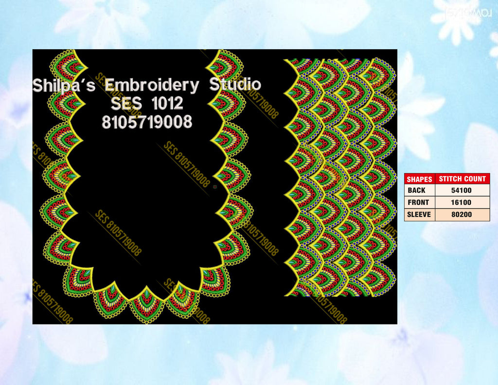 Embroidery Designs 1001-1100 Series