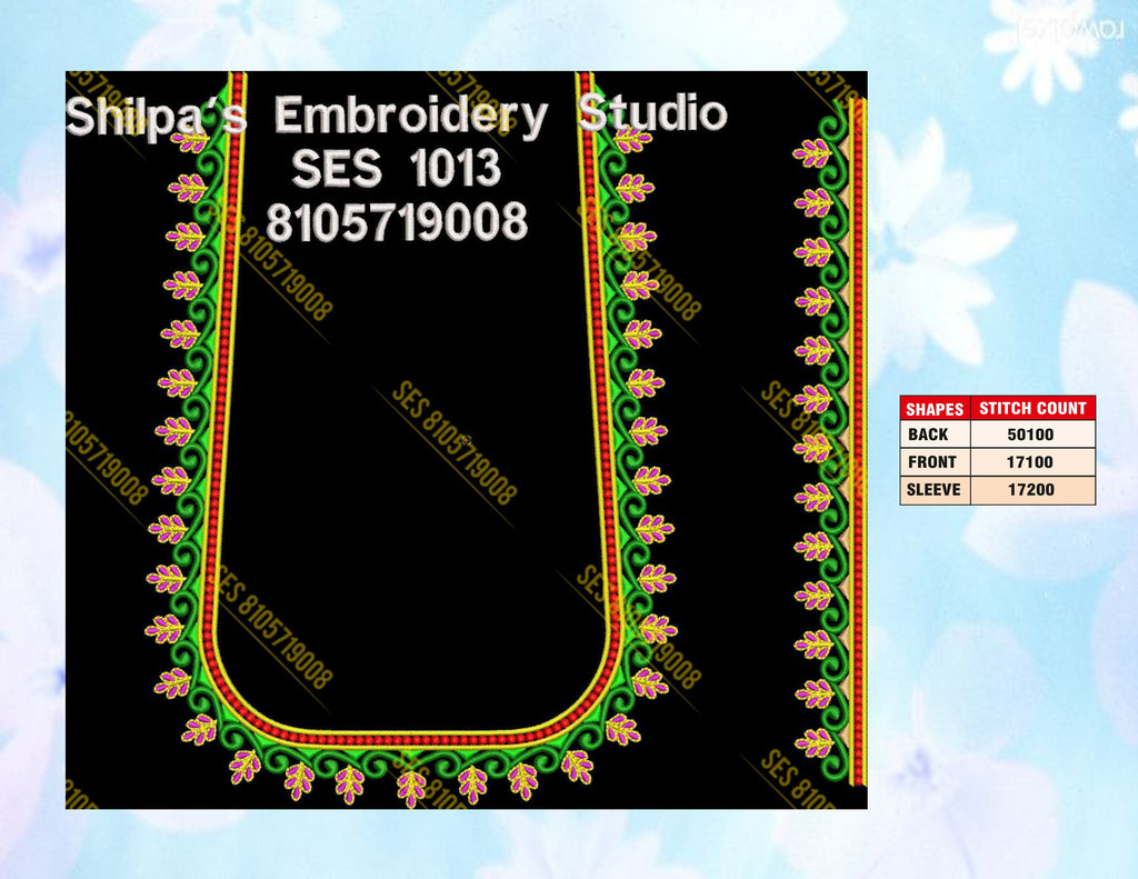 Embroidery Designs 1001-1100 Series
