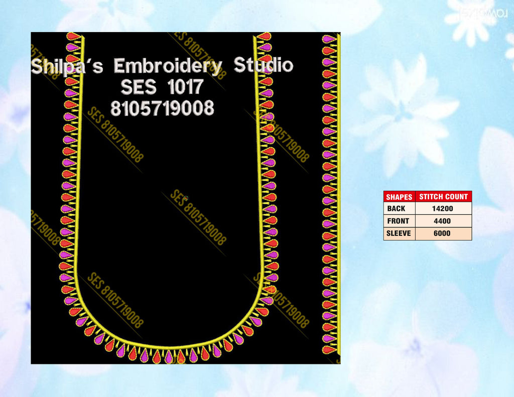 Embroidery Designs 1001-1100 Series