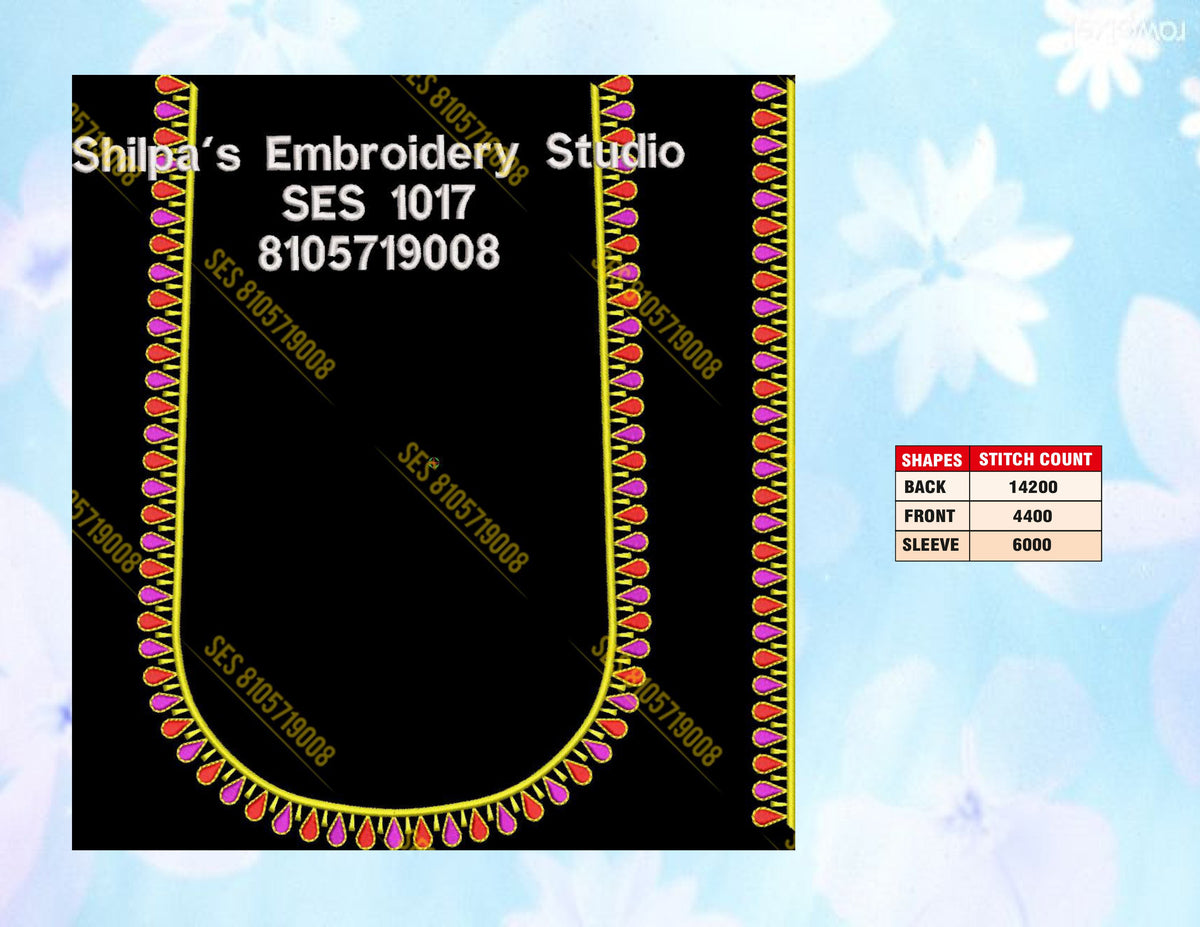 Embroidery Designs 1001-1100 Series