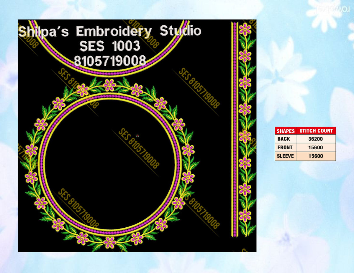 Embroidery Designs 1001-1100 Series