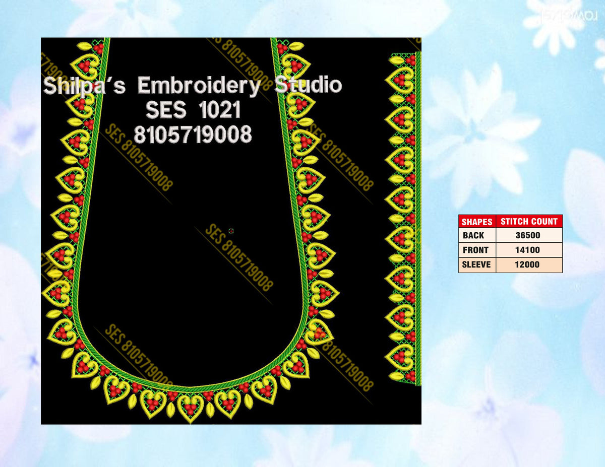 Embroidery Designs 1001-1100 Series