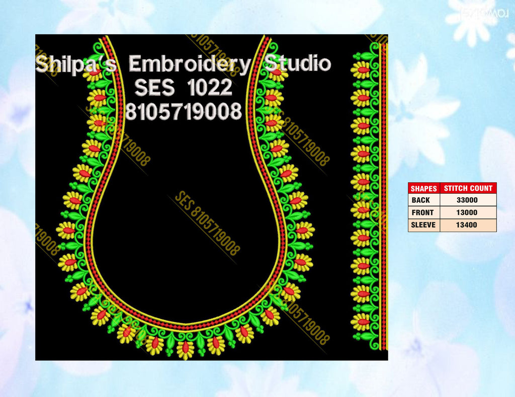 Embroidery Designs 1001-1100 Series