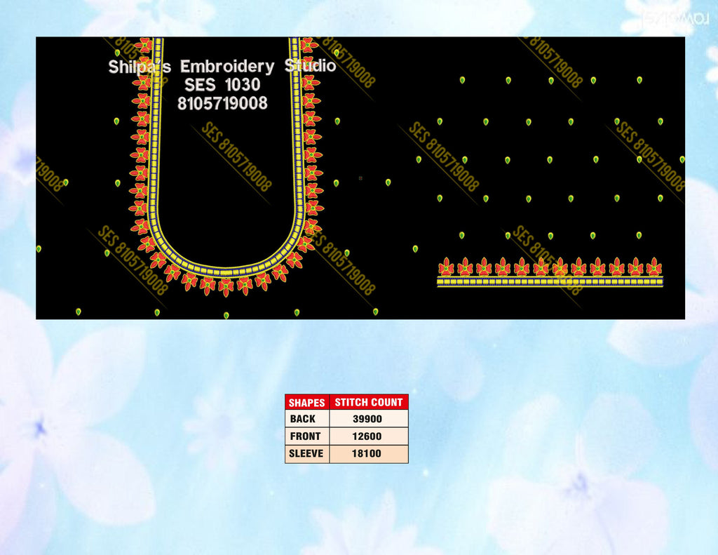 Embroidery Designs 1001-1100 Series