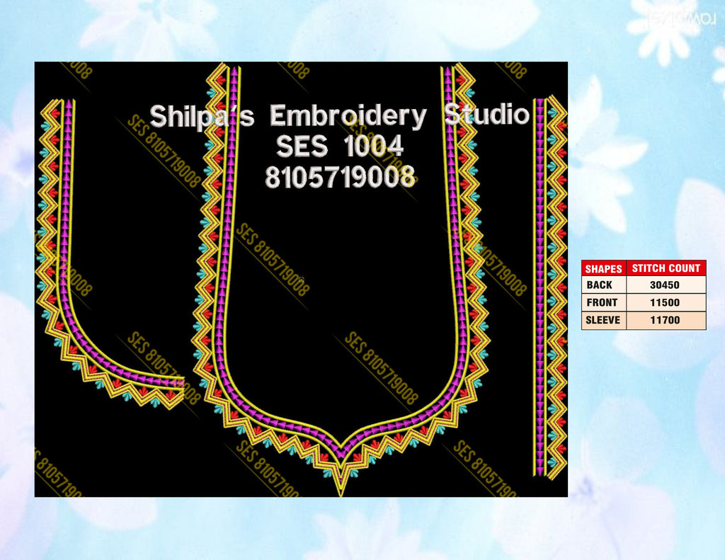Embroidery Designs 1001-1100 Series