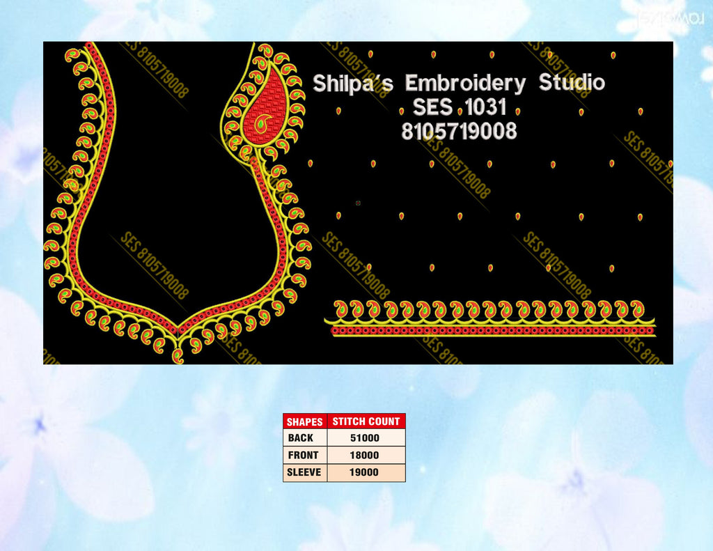 Embroidery Designs 1001-1100 Series