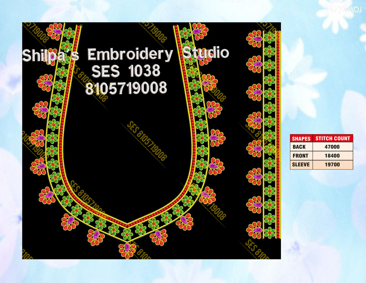Embroidery Designs 1001-1100 Series