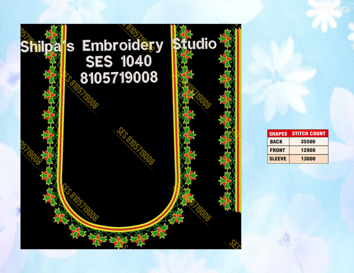 Embroidery Designs 1001-1100 Series