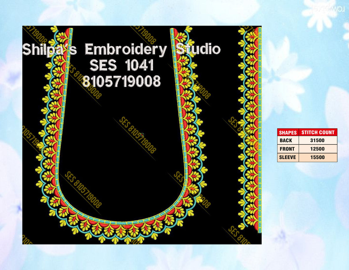 Embroidery Designs 1001-1100 Series