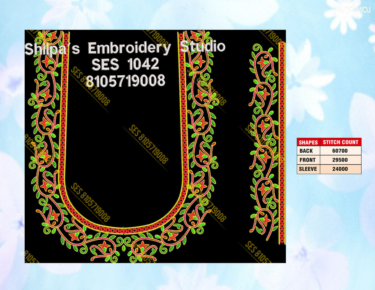 Embroidery Designs 1001-1100 Series