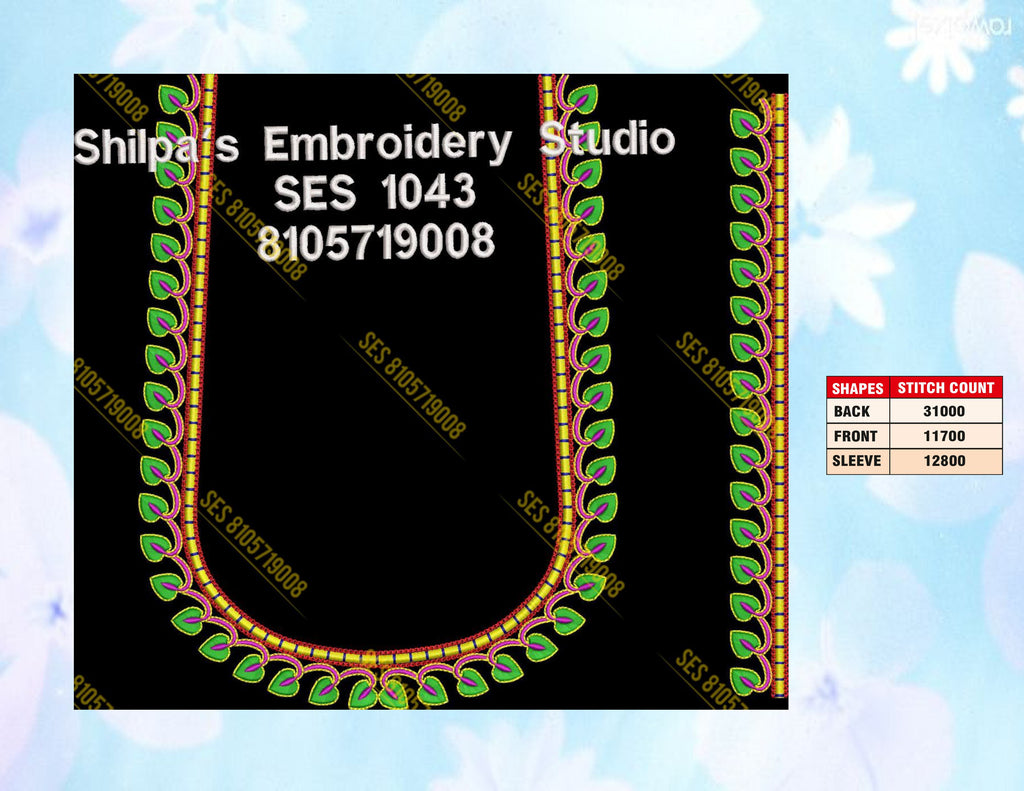 Embroidery Designs 1001-1100 Series