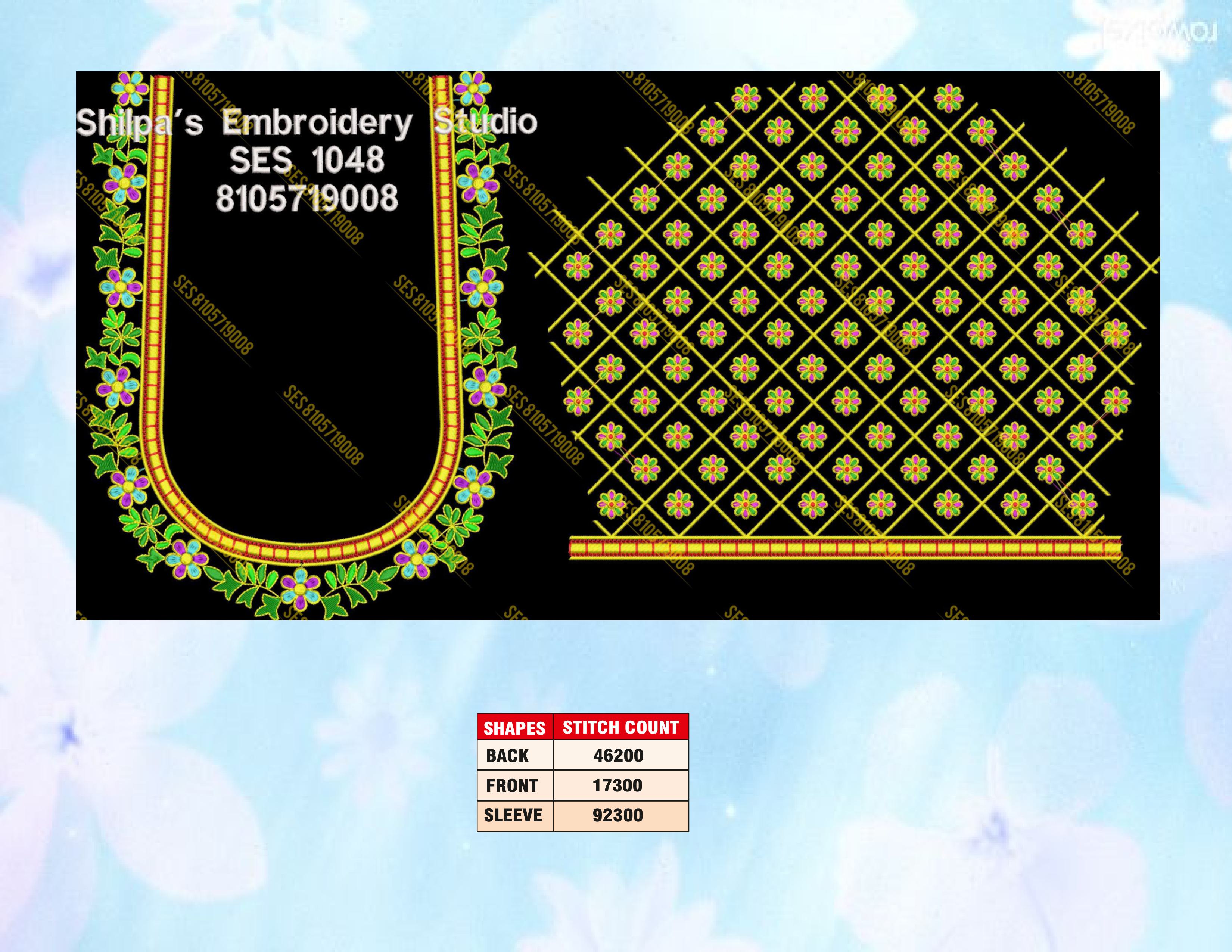 Embroidery Designs 1001-1100 Series