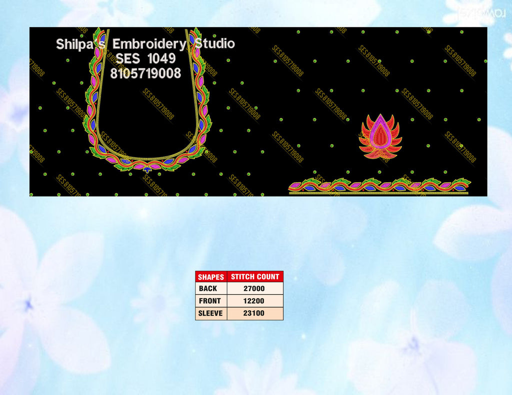 Embroidery Designs 1001-1100 Series
