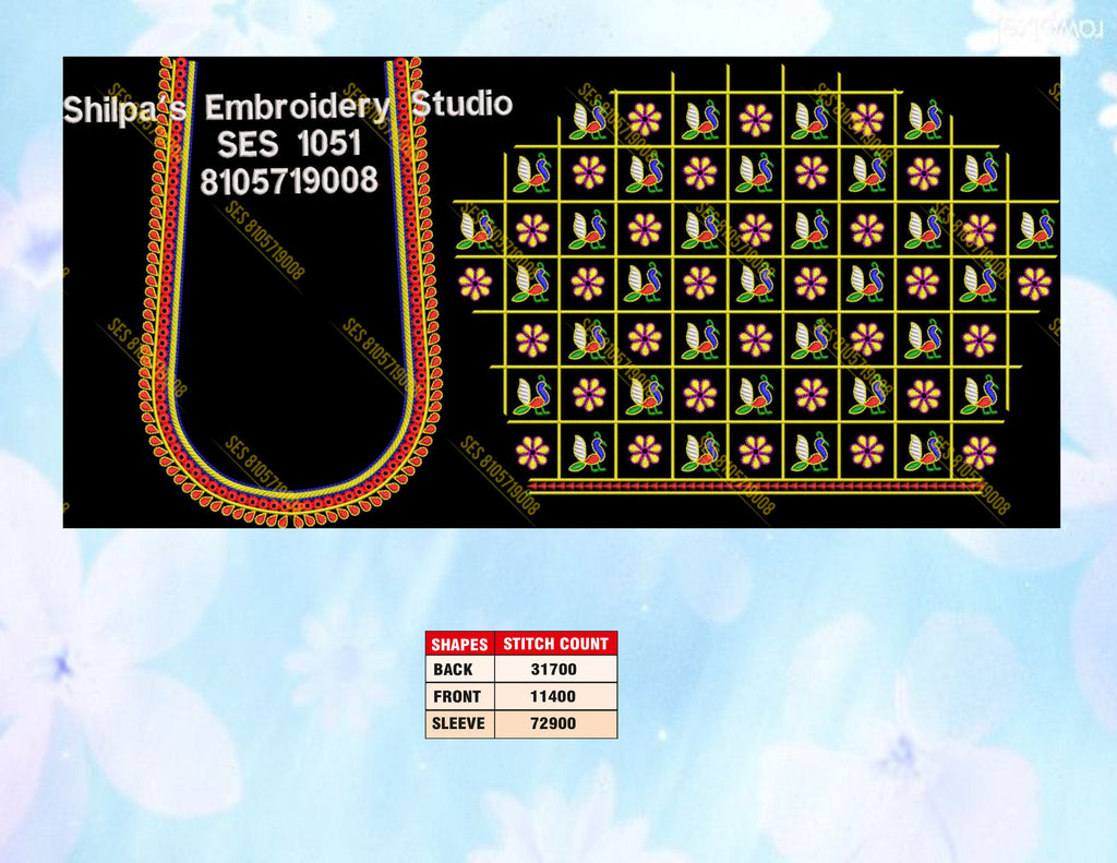 Embroidery Designs 1001-1100 Series