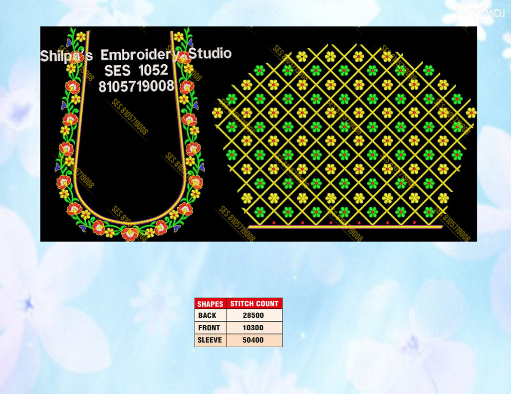 Embroidery Designs 1001-1100 Series