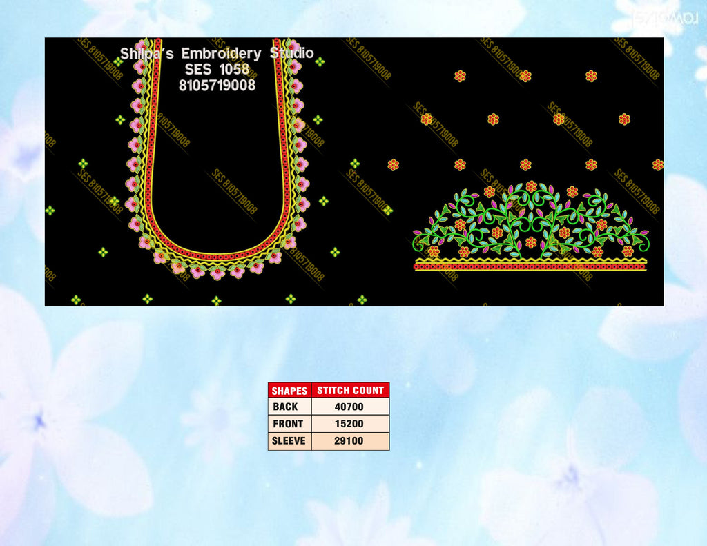 Embroidery Designs 1001-1100 Series