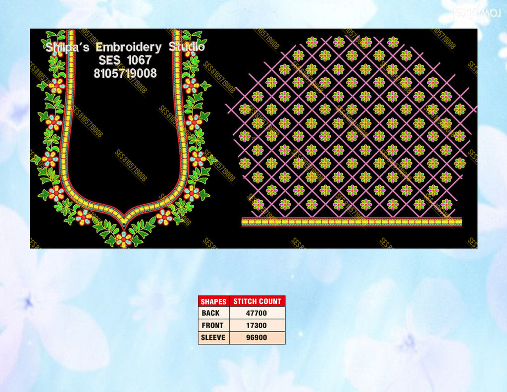 Embroidery Designs 1001-1100 Series