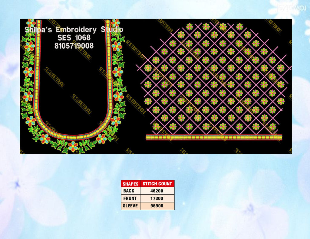 Embroidery Designs 1001-1100 Series