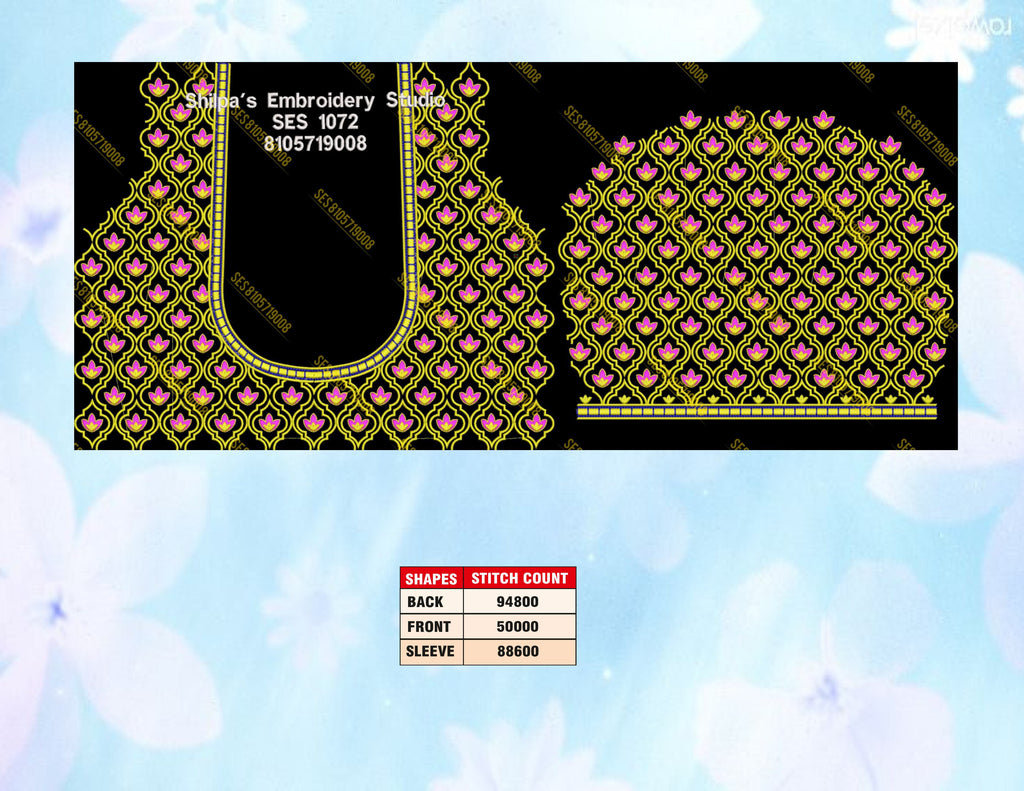 Embroidery Designs 1001-1100 Series