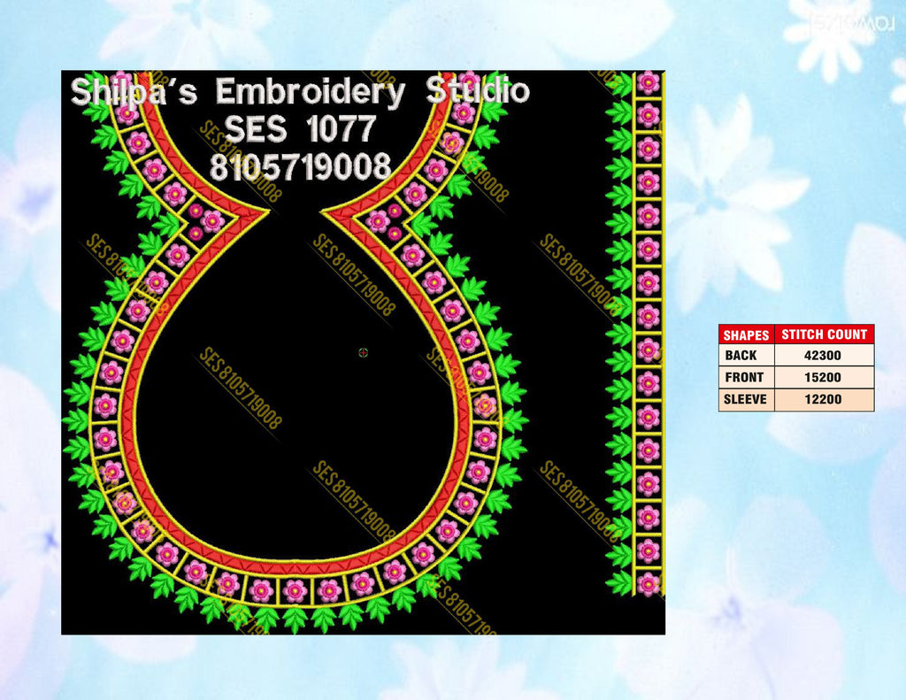 Embroidery Designs 1001-1100 Series