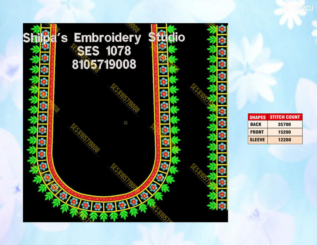 Embroidery Designs 1001-1100 Series