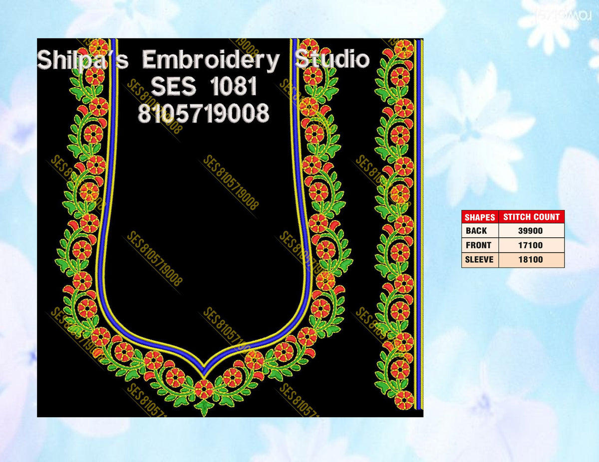 Embroidery Designs 1001-1100 Series