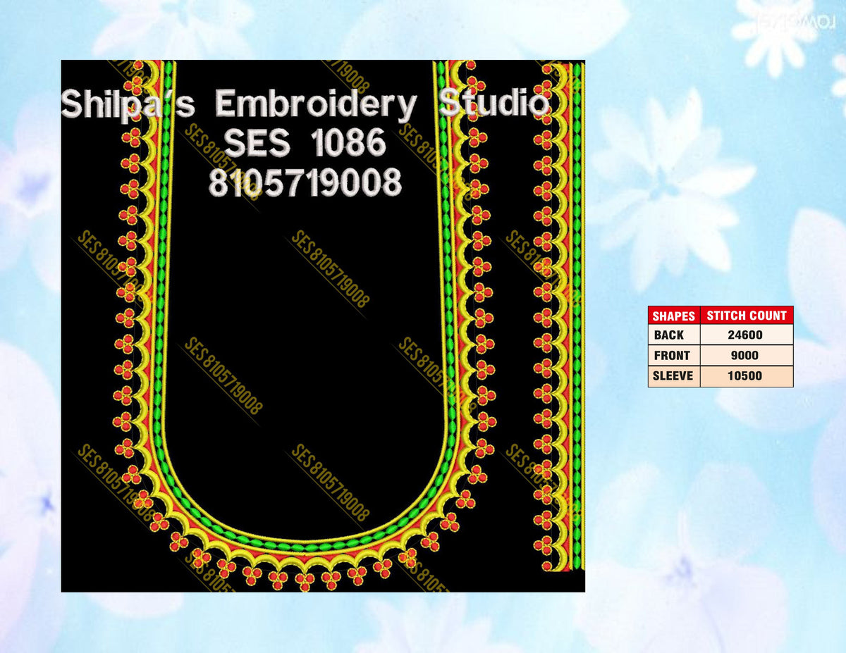 Embroidery Designs 1001-1100 Series