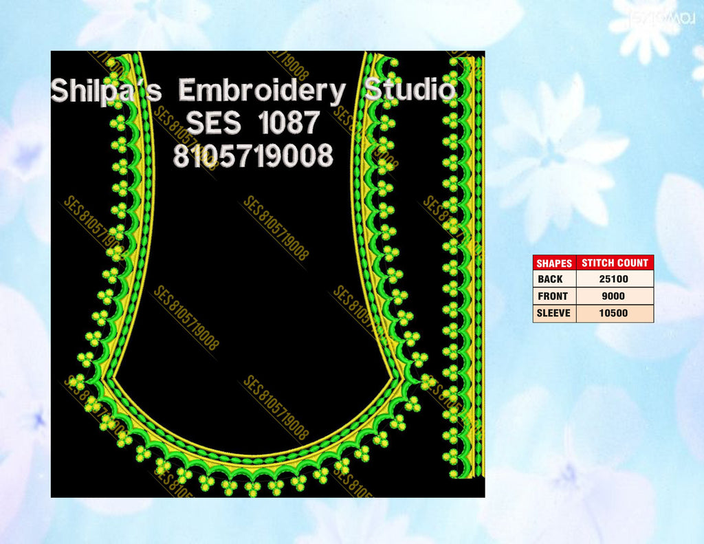 Embroidery Designs 1001-1100 Series