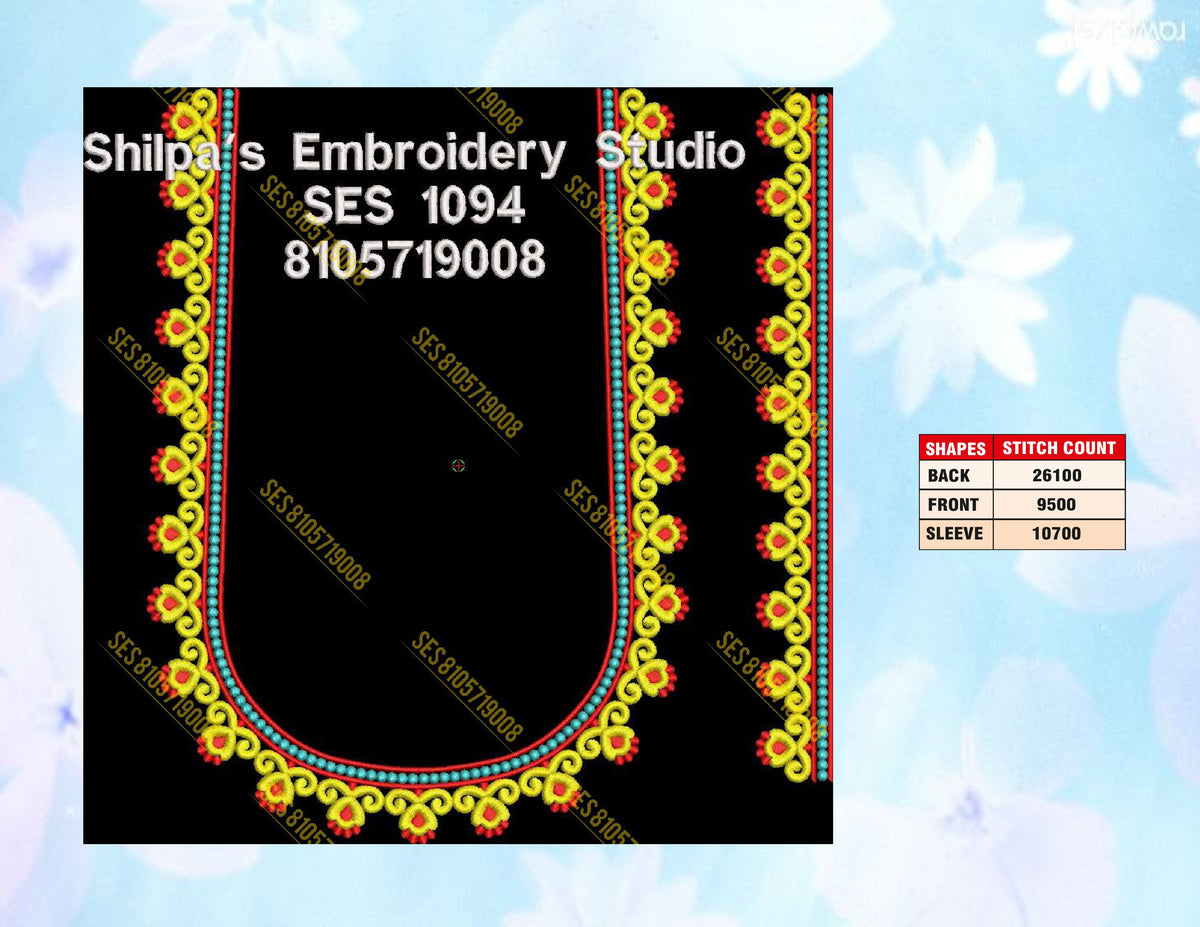 Embroidery Designs 1001-1100 Series