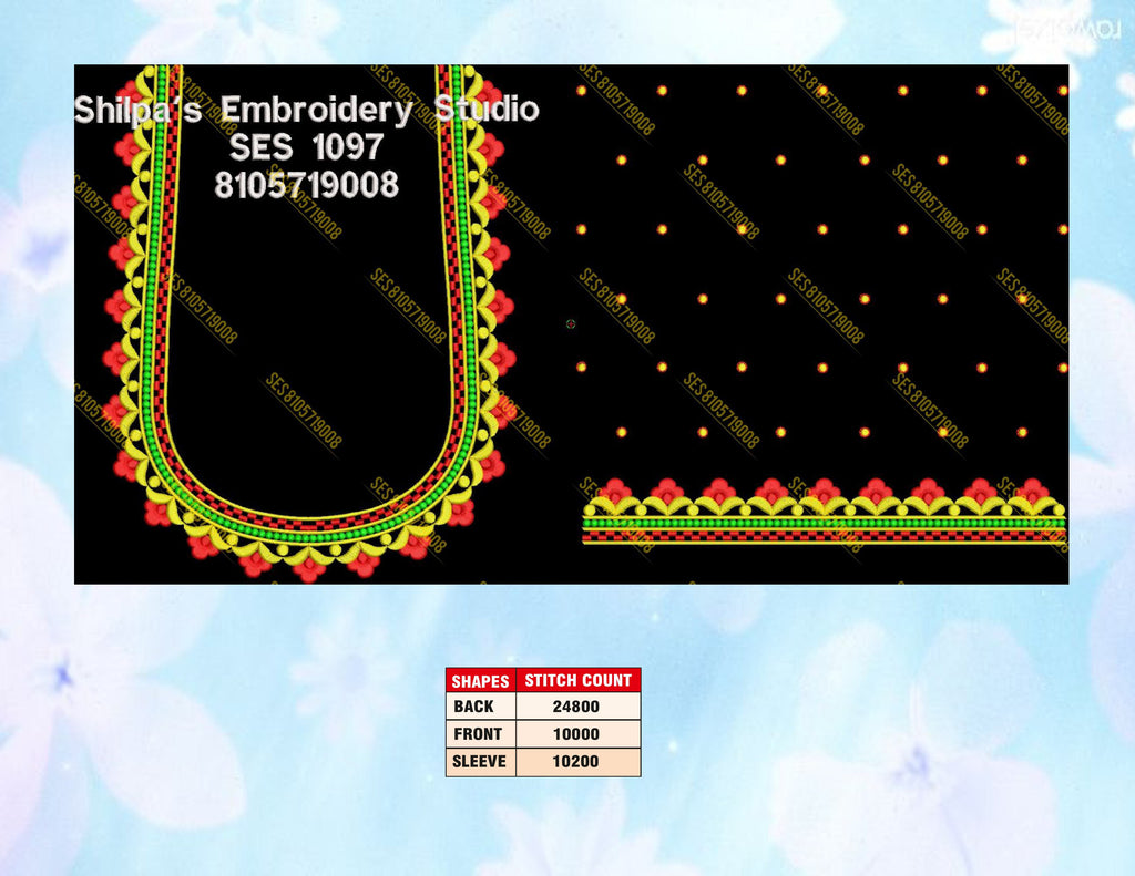 Embroidery Designs 1001-1100 Series