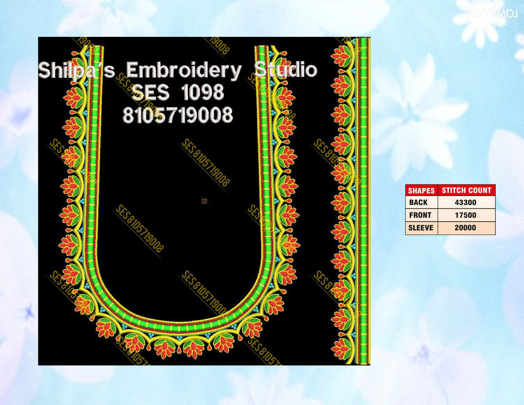 Embroidery Designs 1001-1100 Series