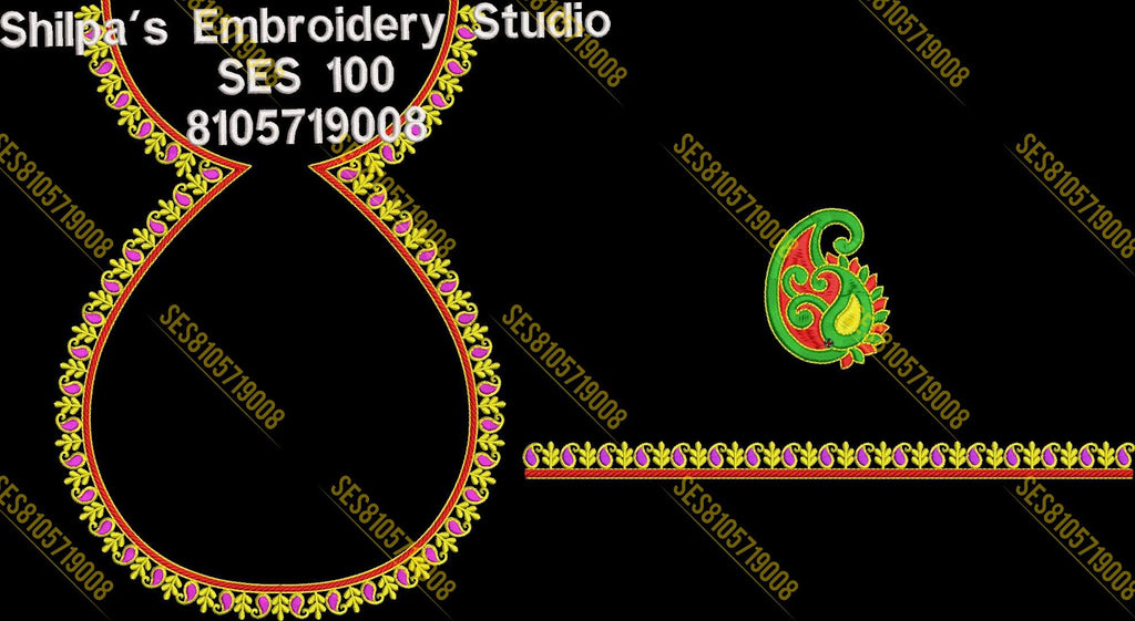 Embroidery Designs 1-100 Series