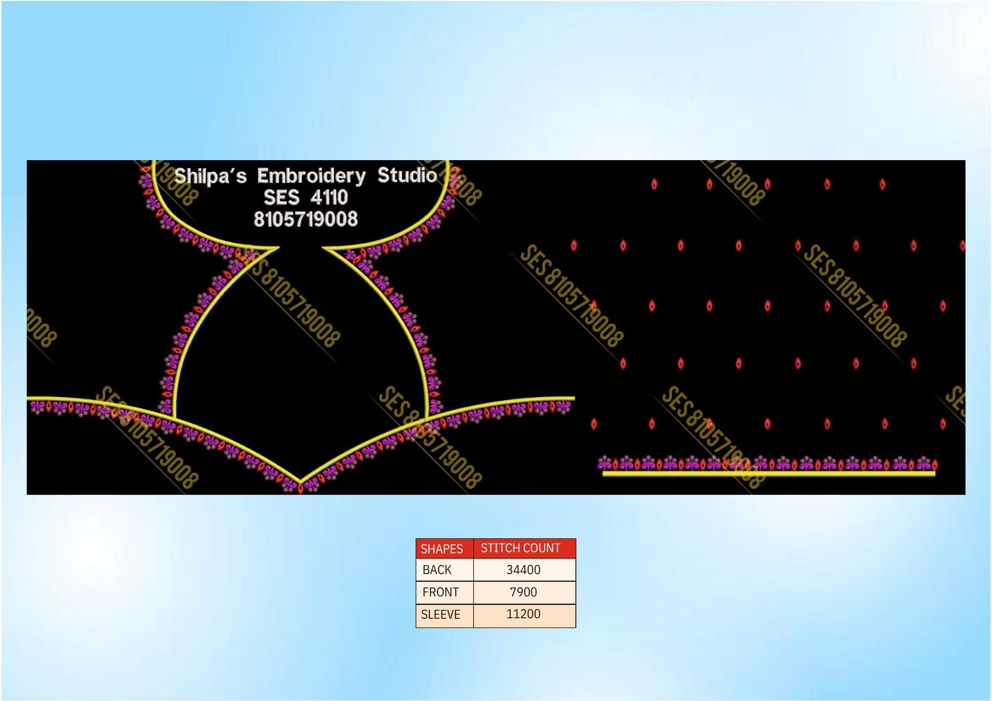 Embroidery Designs 4101-4200 Series