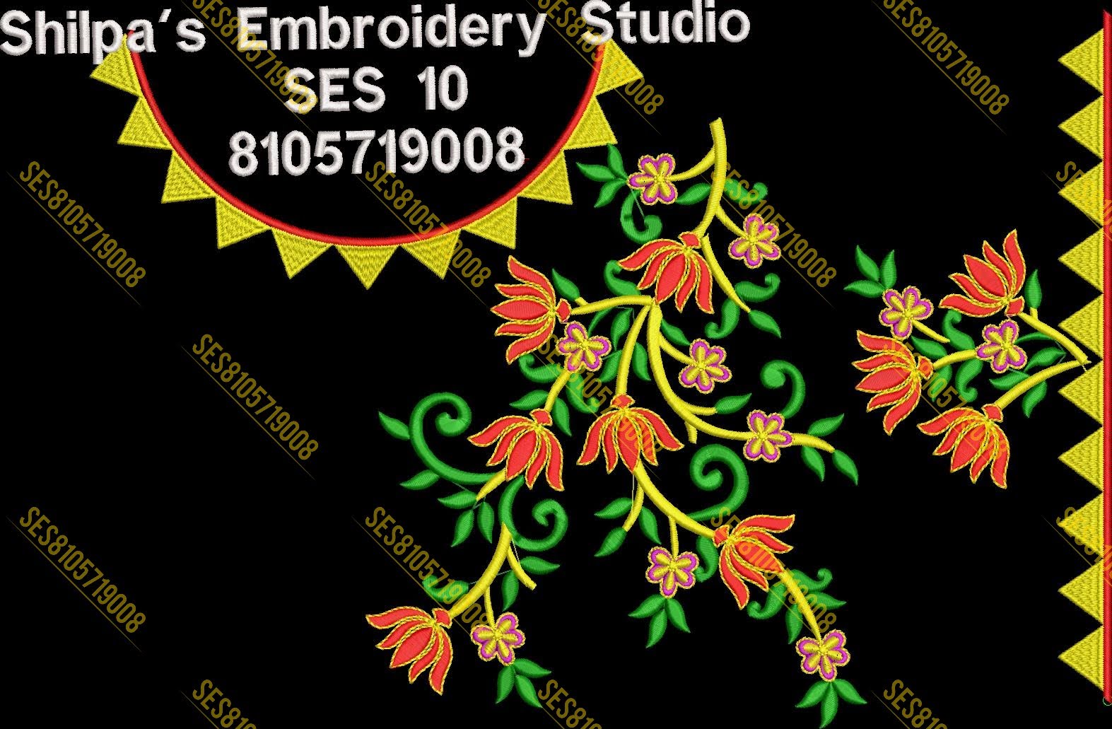 Embroidery Designs 1-100 Series