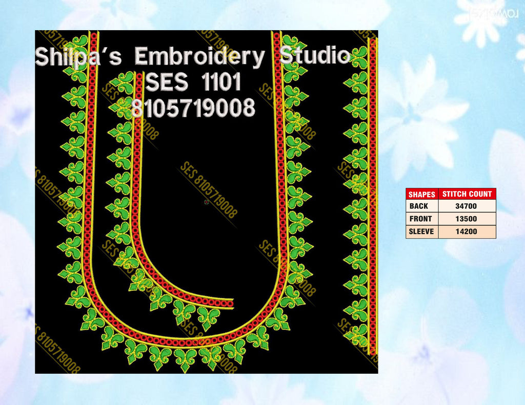 Embroidery Designs 1101-1200 Series