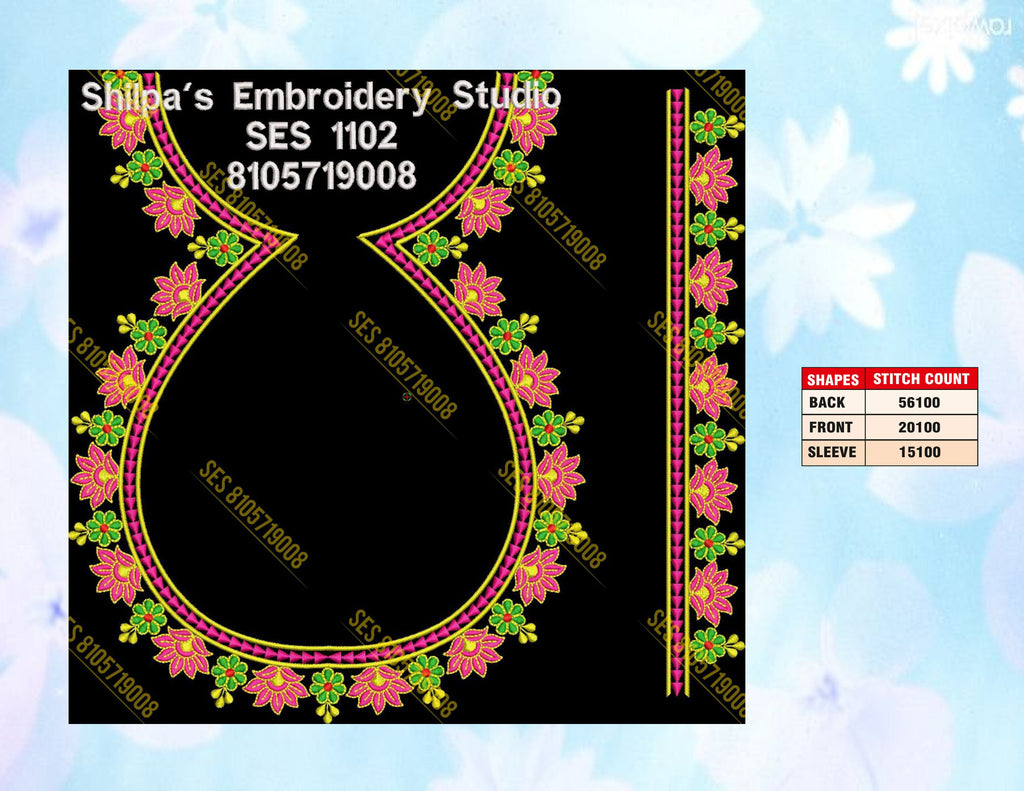Embroidery Designs 1101-1200 Series