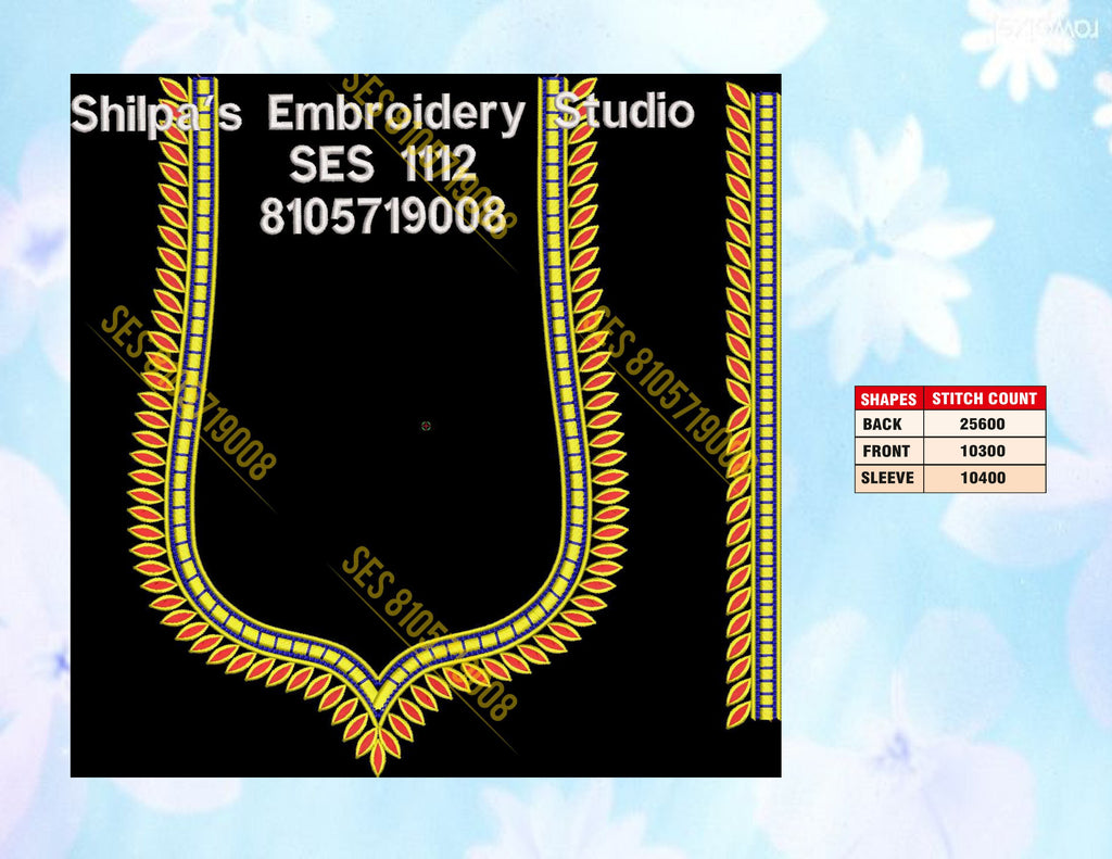 Embroidery Designs 1101-1200 Series