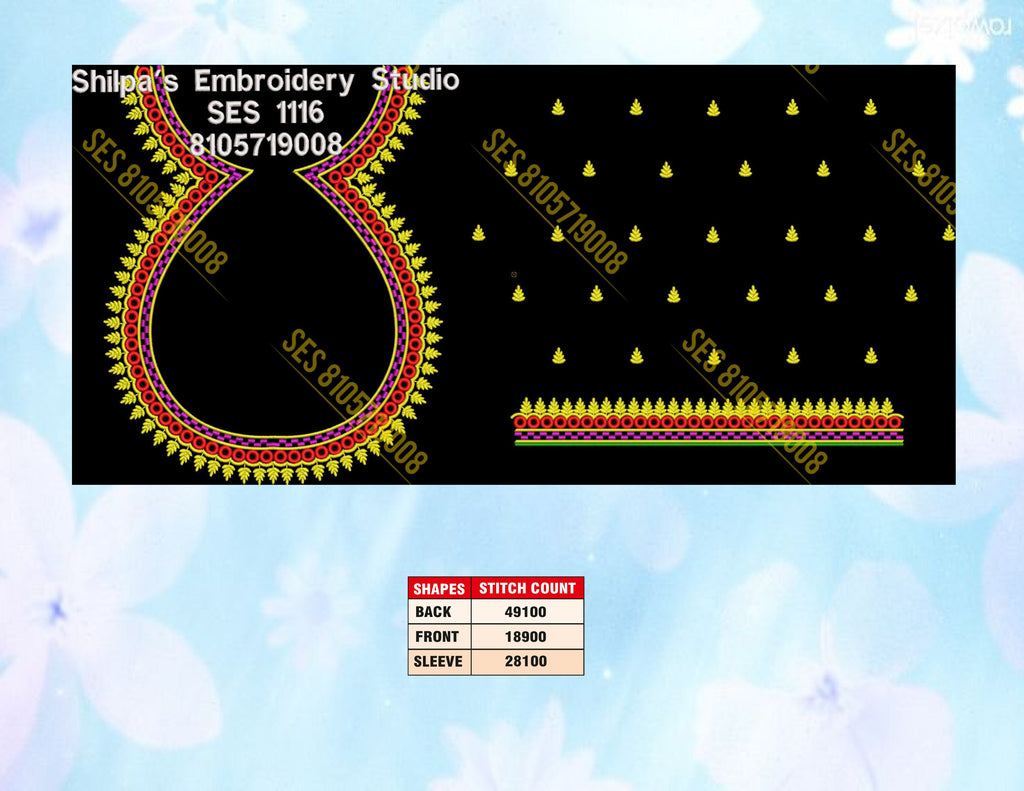 Embroidery Designs 1101-1200 Series
