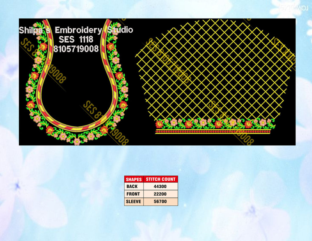 Embroidery Designs 1101-1200 Series