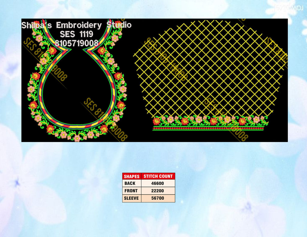 Embroidery Designs 1101-1200 Series